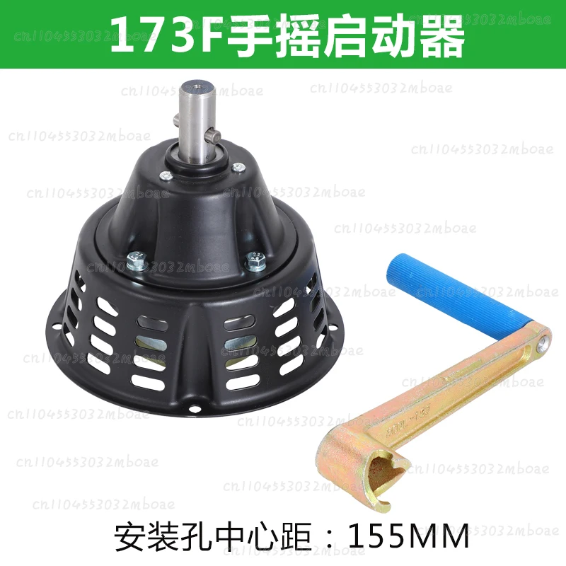 173F 178F 186F 188F Engine Hand Pull Starter Crank Plate, Recoil Starter Spare Part for Farm Tiller Cultivator Motor