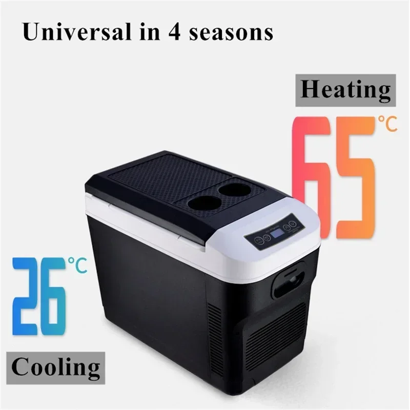 28L Car Mini Refrigerator For Outdoor Camping Car Electrical Appliances Cooler Heater Cooling & Warming 12/24V Car Refrigerators