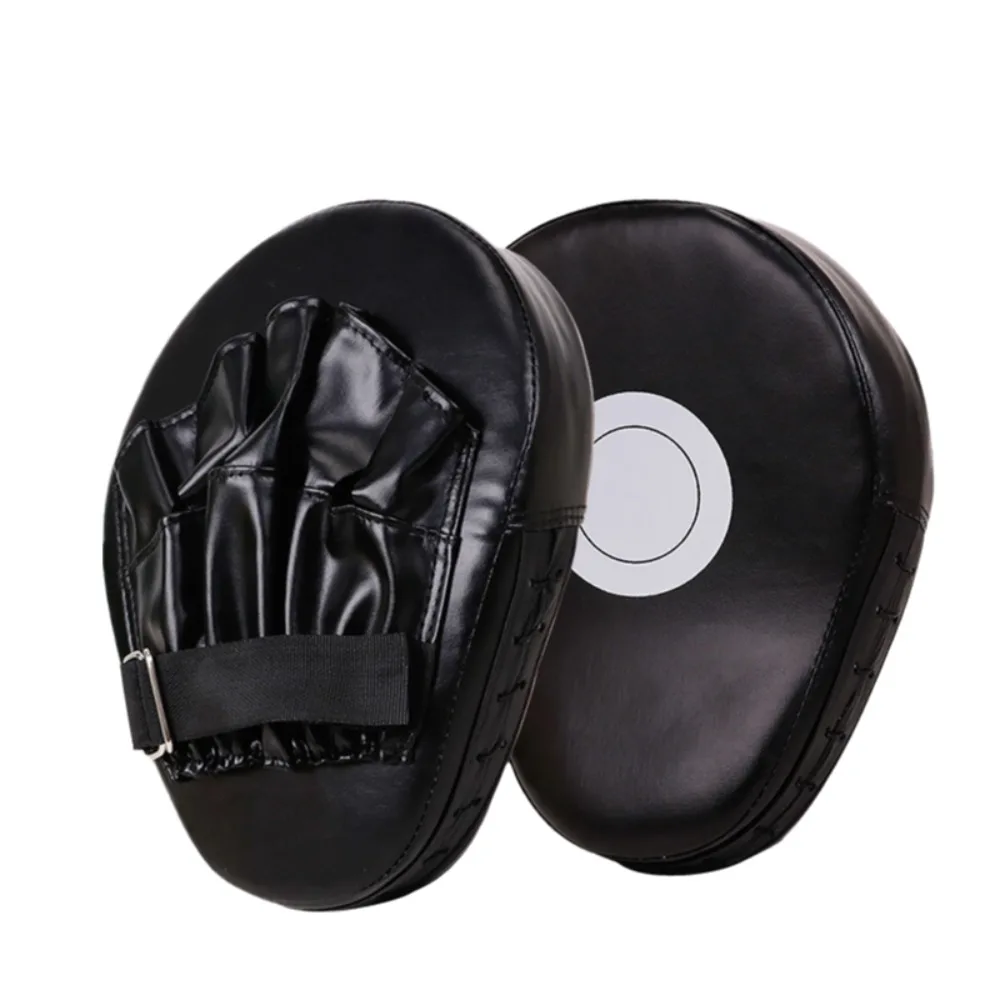 

2Pcs PU Leather Curved Boxing Hand Target Tear Resistance Good Rebound Karate Kick Pads Lightweight Thickened