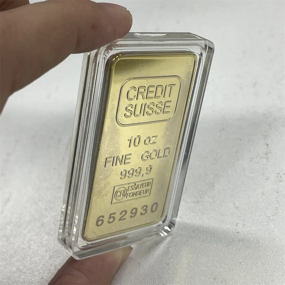 الجملة حار بيع تصميم 10 أوقية الدولار الأمريكي السبائك 24 كيلو الذهب بار العملة المعدنية الأمريكية القضبان الذهبية USD هدايا تذكارية #2