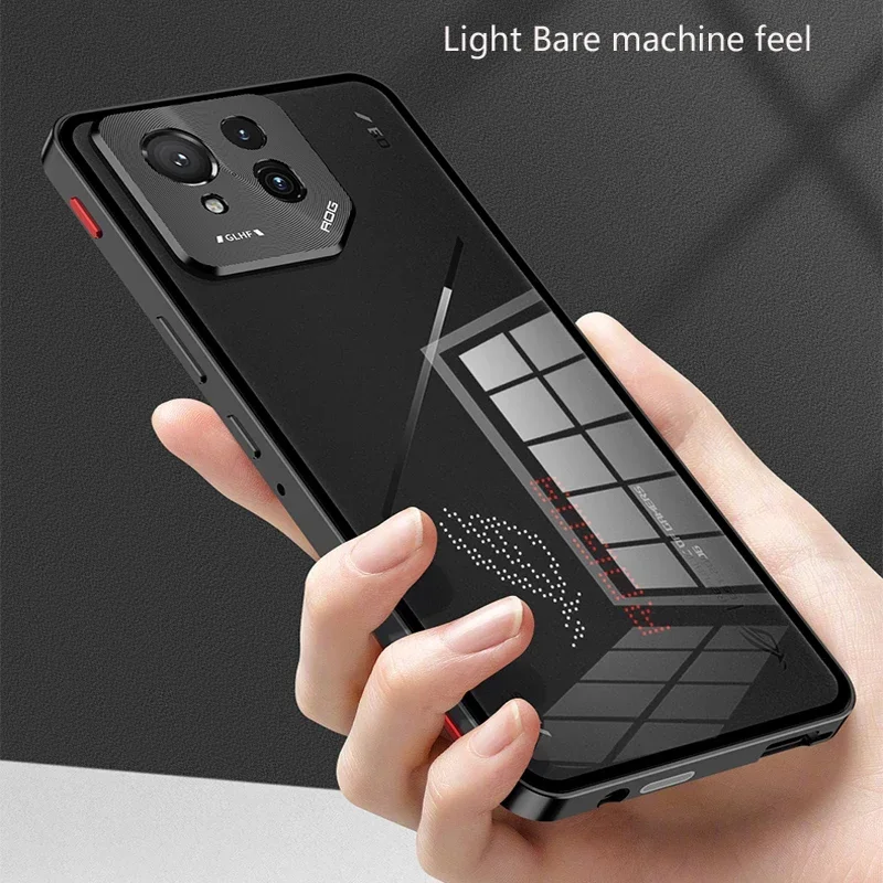

Alloy Metal Protection Case Hard Shockproof Phone for ASUS ROG Phone 9 Pro Metal Frame Bumper+Tempered Glass Armor Back Case