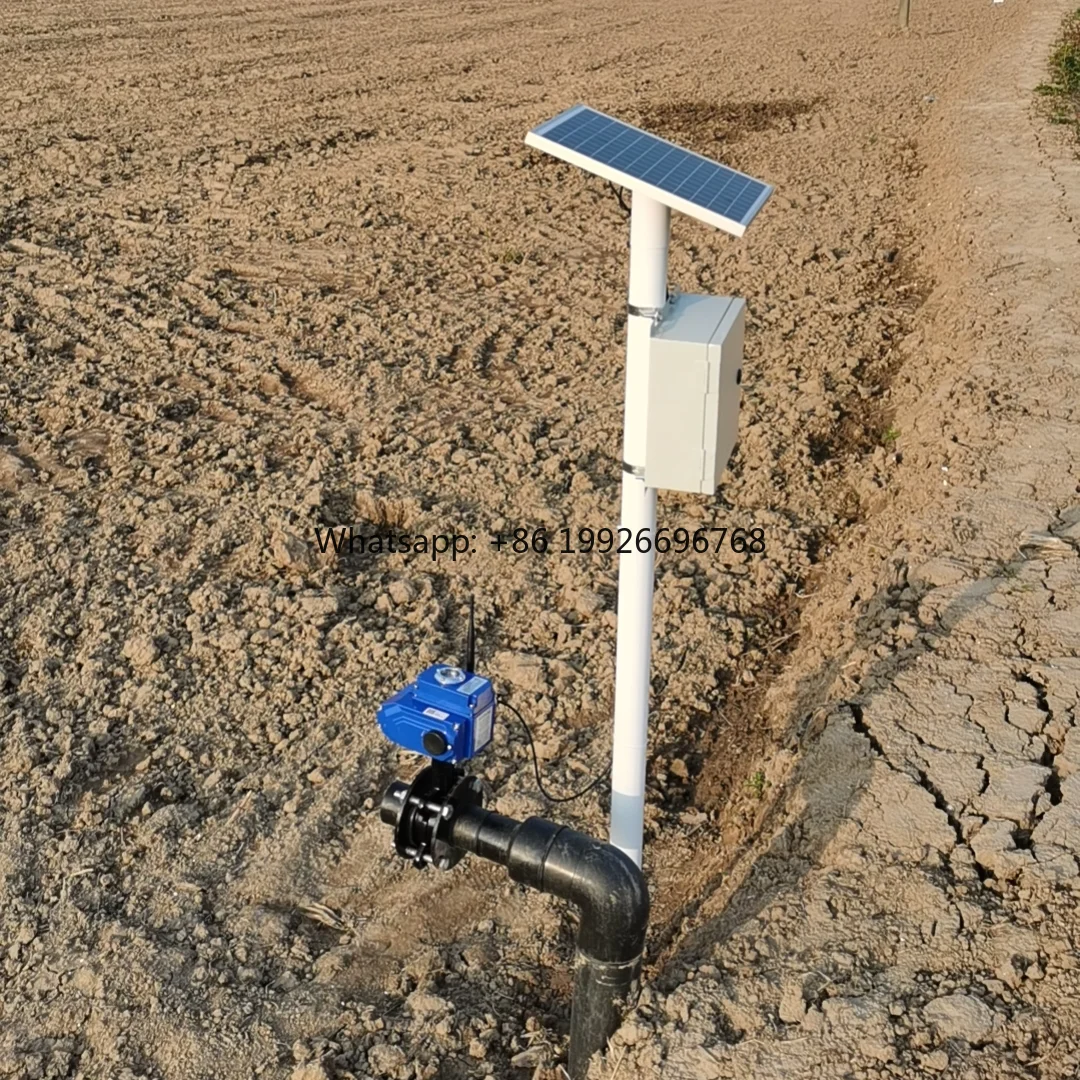 

4G Solar DC-24V Intelligent Motorized Actuator Valve Water Flow Control Electric Valve Actuator for Automatic Irrigation System