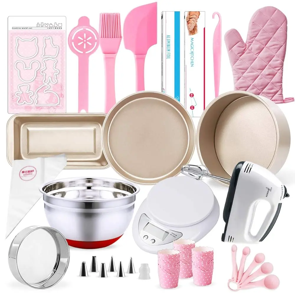 

M Complete Cake Baking Set Bakery Tools For Beginner Adults Baking Sheets Bakeware Sets Baking Tools