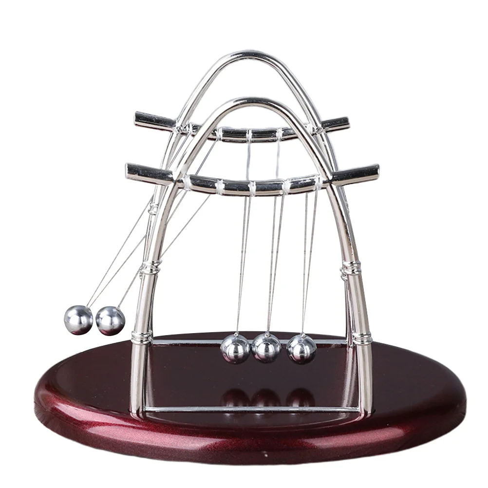 Newton'S Cradle Ball Large Size Desk For Kids Science Experiment Educational For Home Office Decoration