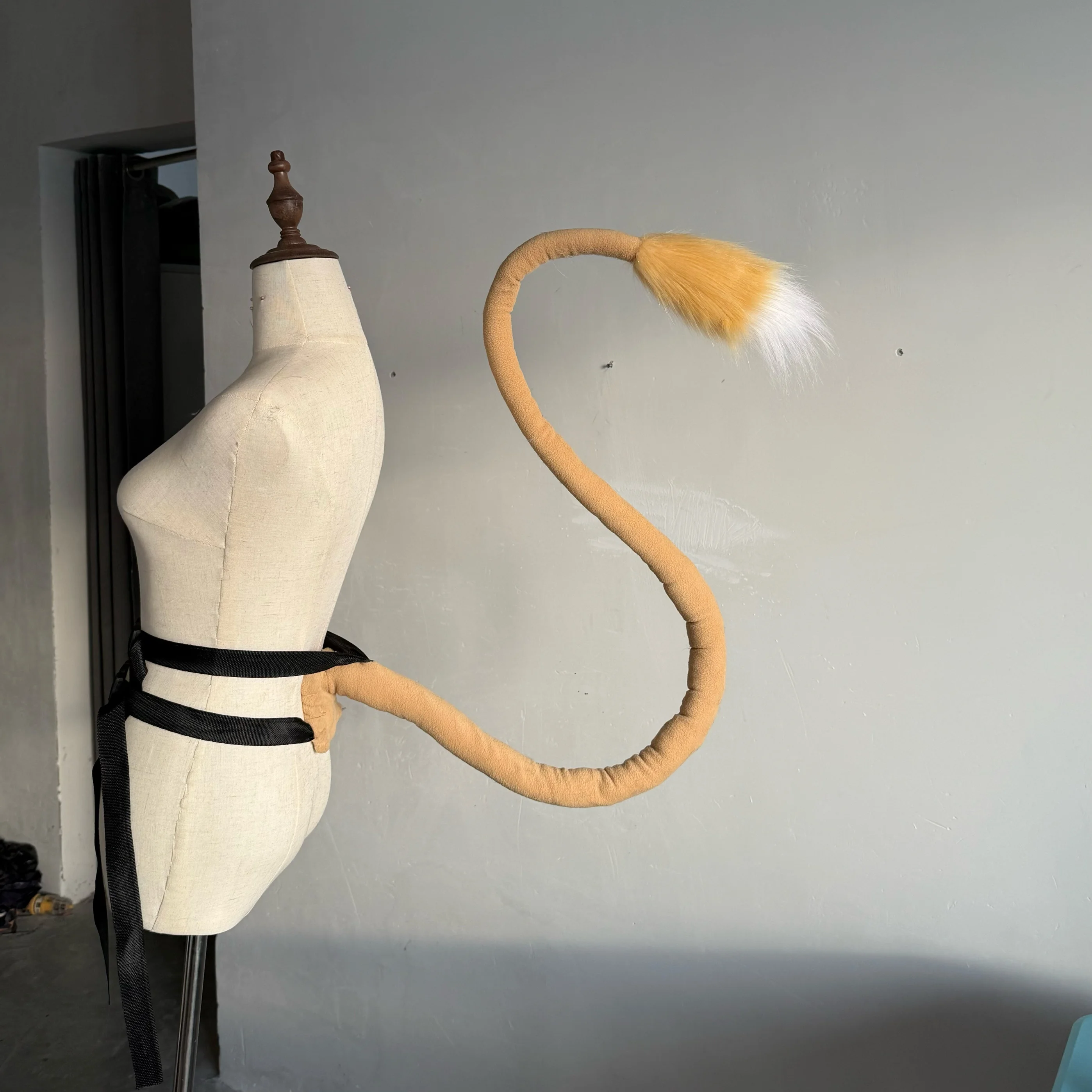 Game Arknights Dorothy Cosplay Prop White Plush Tail Ears Halloween Carnival Accessories Toys Children's Party Halloween Gifts