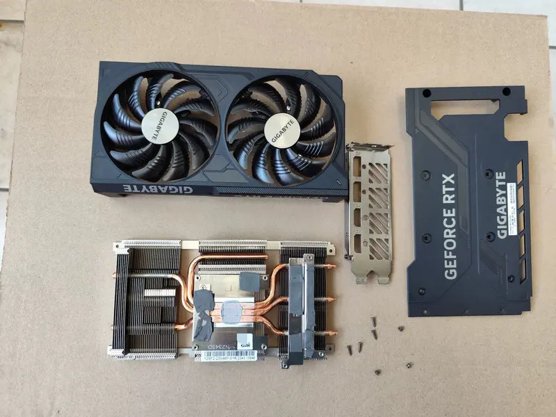 Original Accessories Frame Fans Heatsink for Gigabyte RTX4060ti Video Card