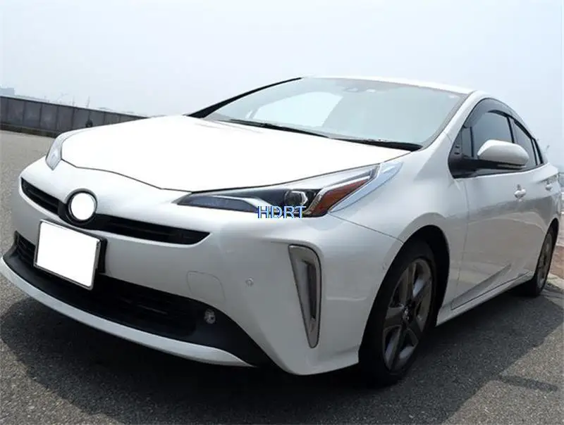 For Toyota Prius Prime 50 Series 2019-2021 Car Style Accessories Front Head Light Headlight Lamp Cover Trim Strip Molding Frame