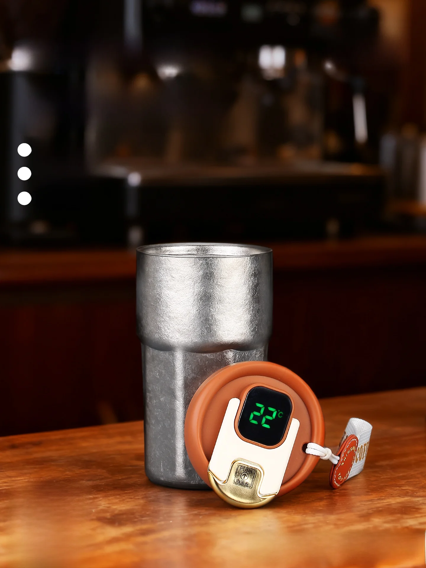 

High-End Titanium Coffee Cup Portable Insulated Outdoor Travel Water Cup Cold Proof Cup High Aesthetic Value ex Gift