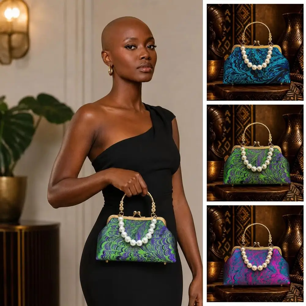 Vintage Cloth Chinese Style Evening Bag Embroidery Multi Carry Embroidered Bag Retro Look Zipper Cheongsam Bag Hanfu