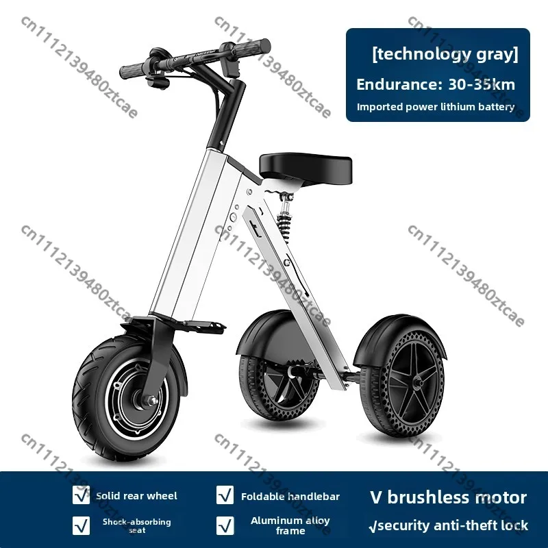 Foldable Ultra Light Portable Lithium Battery Electric Tricycle Mini Mobility Scooter for Adults Elderly