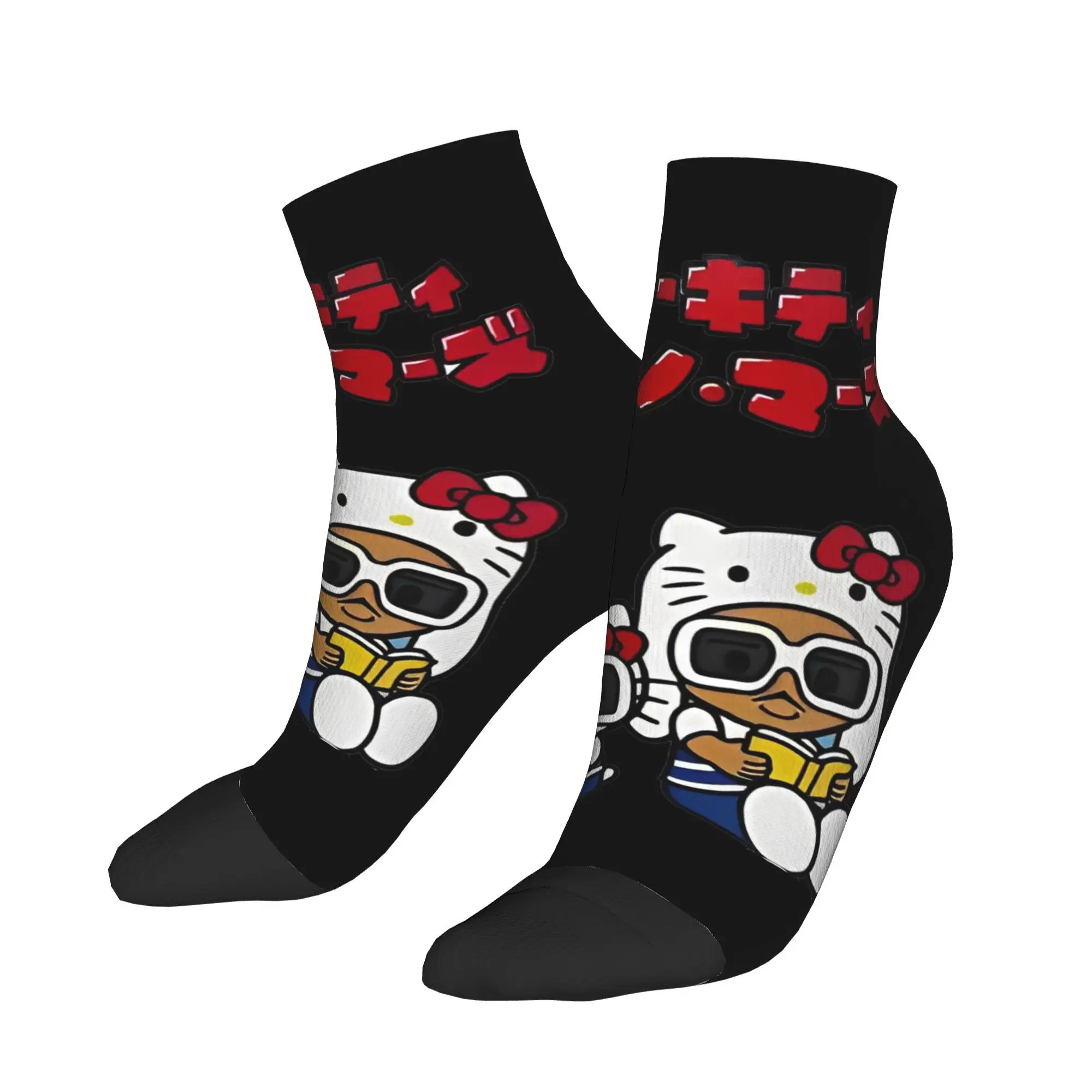 

Hello Kitty Socks Autumn Bruno Mars Ankle Socks Gothic Unisex Men Comfort Soft Socks Pattern Climbing Anti-Slip Socks