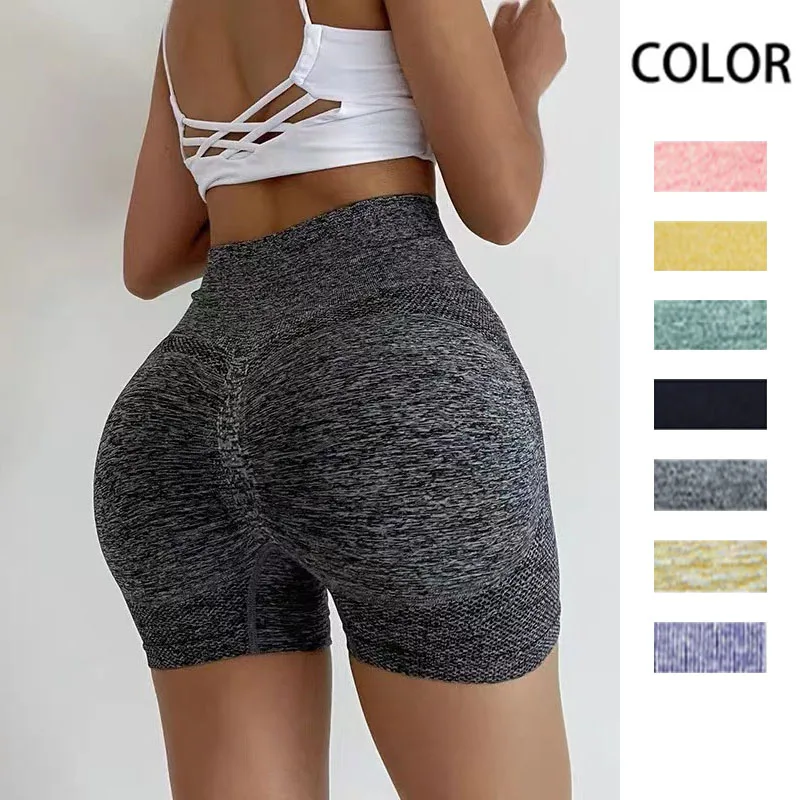 

Women Yoga Shorts High Waist Workout Shorts Fitness Yoga quick-dry Fitness Ladies Yoga Gym Running Short Pants Pants Sportswear