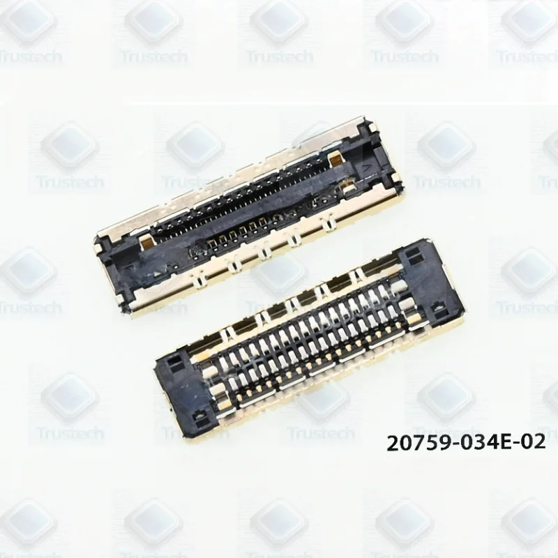 Original 20 pieces 20759-034E-02 with 0.35mm spacing, 34-pin connector