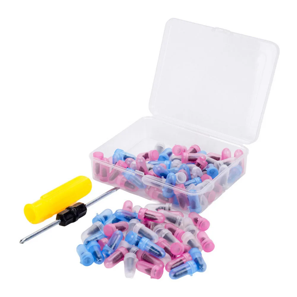 

100PCS/box Tire Repair Screws Puncture Set Vacuum Car Tyre Repair Rubber Nail Set Tire Tubeless Repair Tools Kit Car Motorcycle