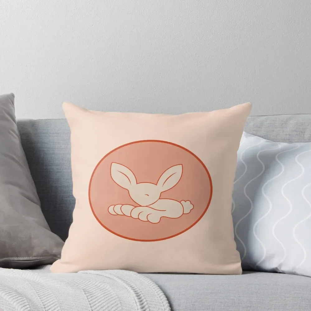 

Bunny Boo Logo Throw Pillow Sofas Covers Pillowcases For Pillows Christmas Pillows pillow