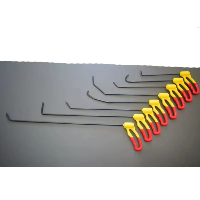 8 шт., инструменты с вращающейся ручкой, инструменты для удаления вмятин, стержень PDR