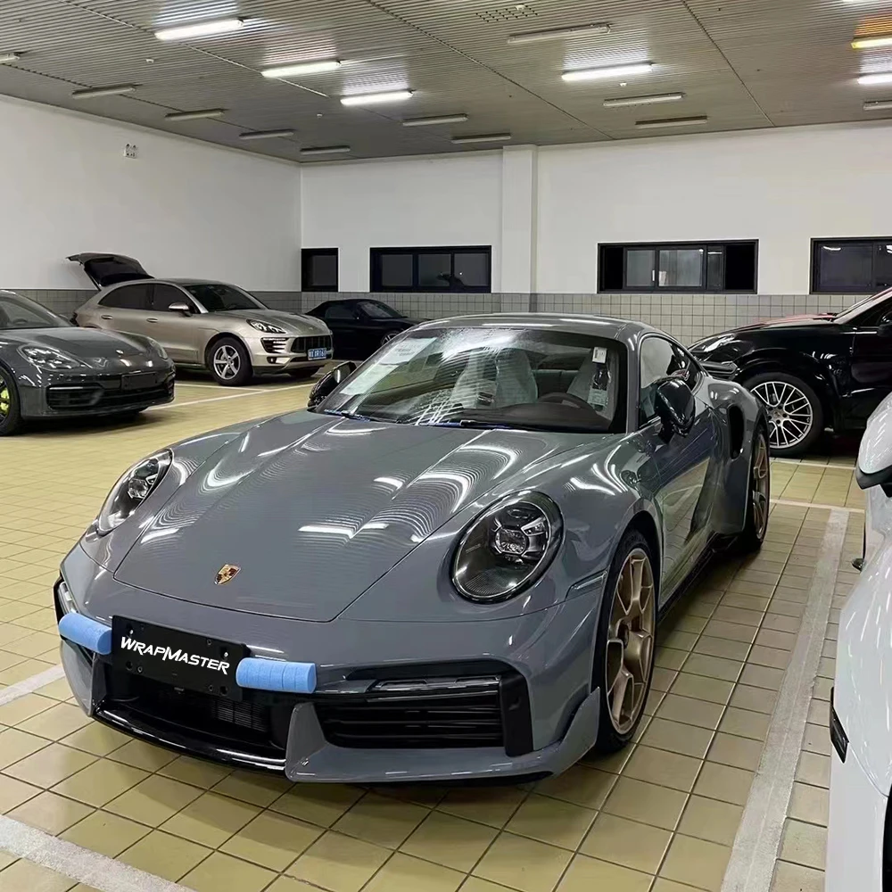 Wrapmaster 5M/10M/17M High Performance PET Polar Grey Car Sticker Easy Application Auto Wrap