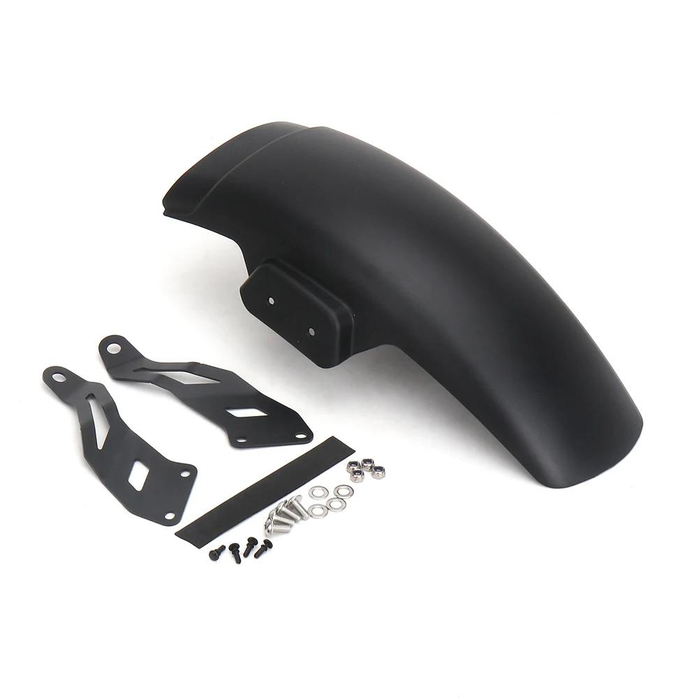 دراجة نارية ABS الجبهة الحاجز موسع 310 مللي متر ل Trident660 ترايدنت ترايدنت ترايدنت 660 2021-2024 قطعة من نسيج تمديد سبلاش الحرس