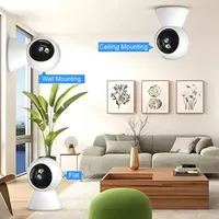 Indoor Camera Home 1080p Remote 360 Degree Indoor Monitor Wireless 4G Network Full Color Night Vision 2 Way Audio Micro Camera