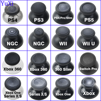 10Pcs 3D Analog Joystick ThumbSticks Cover For Xbox Series X S Xbox One X/S PS5 PS4 PS3 Wii U NGC Switch Pro Xbox 360 Controller