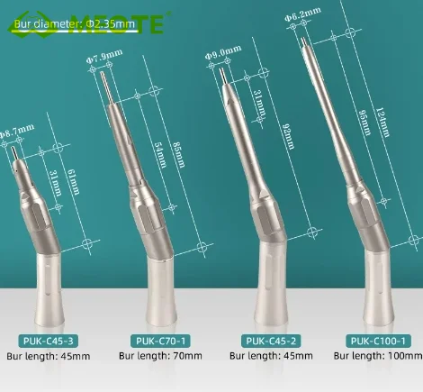 Meite ผ่าตัดทางการแพทย์ตรง Handpiece ทันตกรรมความเร็วสูง Air Contra ANGLE HANDPIECE ทันตกรรม Turbine n-s-k ทันตกรรมอุปกรณ์