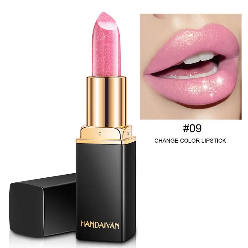 Mermaid Lip Gloss Color Changing Temperature Pearlescent Lipstick Waterproof Not Fading Multi Colors Lipstick