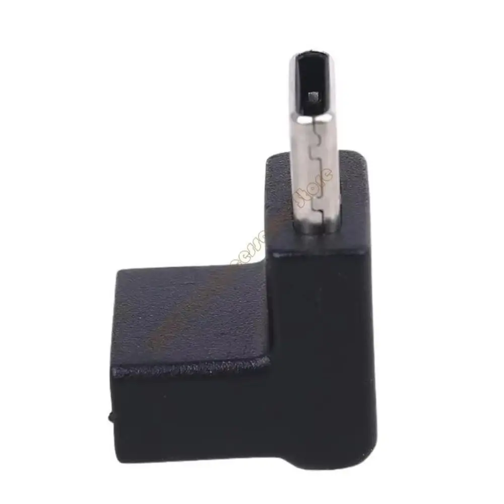 Plastic Type C Adapter Black L Shaped USB C Male to Female Adapter Data Transfer Fast Charging Support 90 Degree USB C Connector