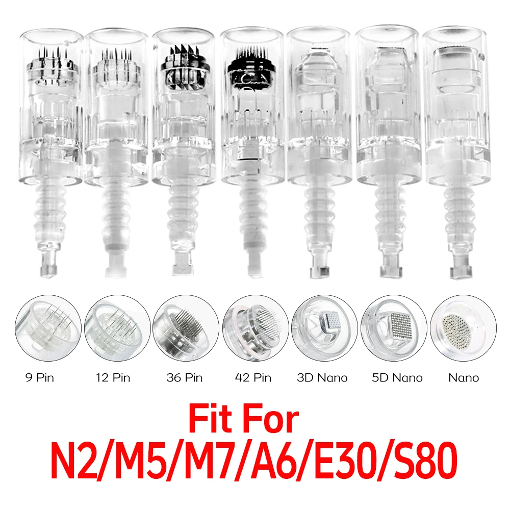 10-20-50-100-unidades-de-microagulhas-para-derma-pen-drimp-cartuchos-nano-com-pontas-automaticas-para-derma-pen-eletrico