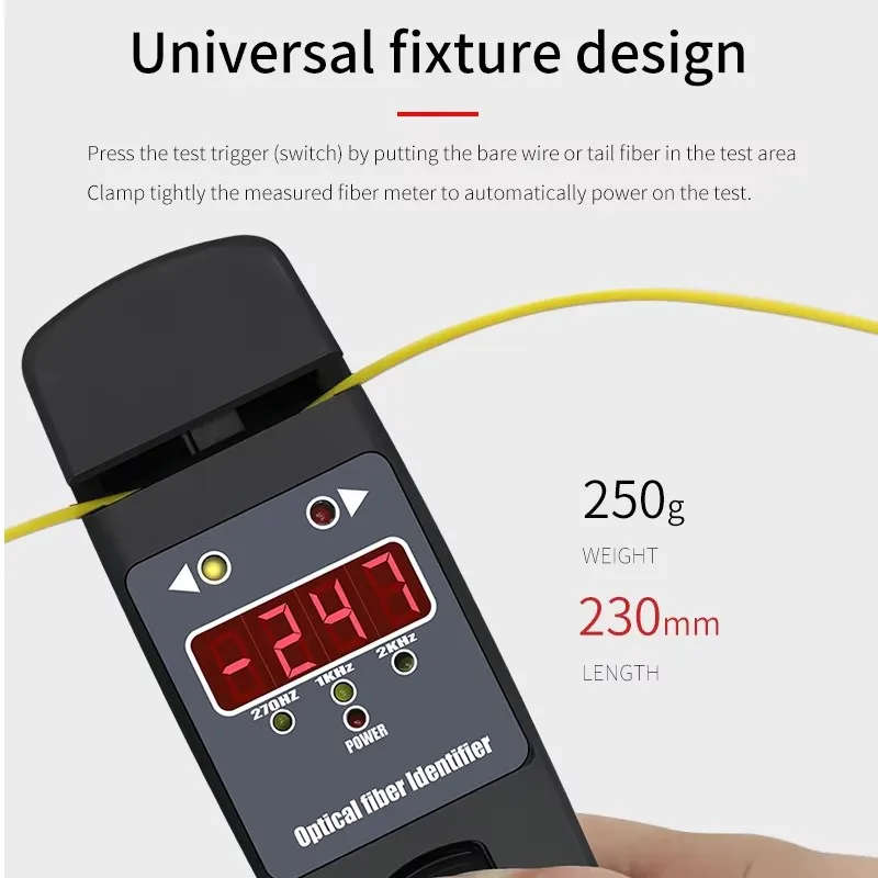 معرف الألياف البصرية معرف الألياف الضوئية المباشرة 800nm-1700nm كابل الألياف محدد الأعطال البصرية