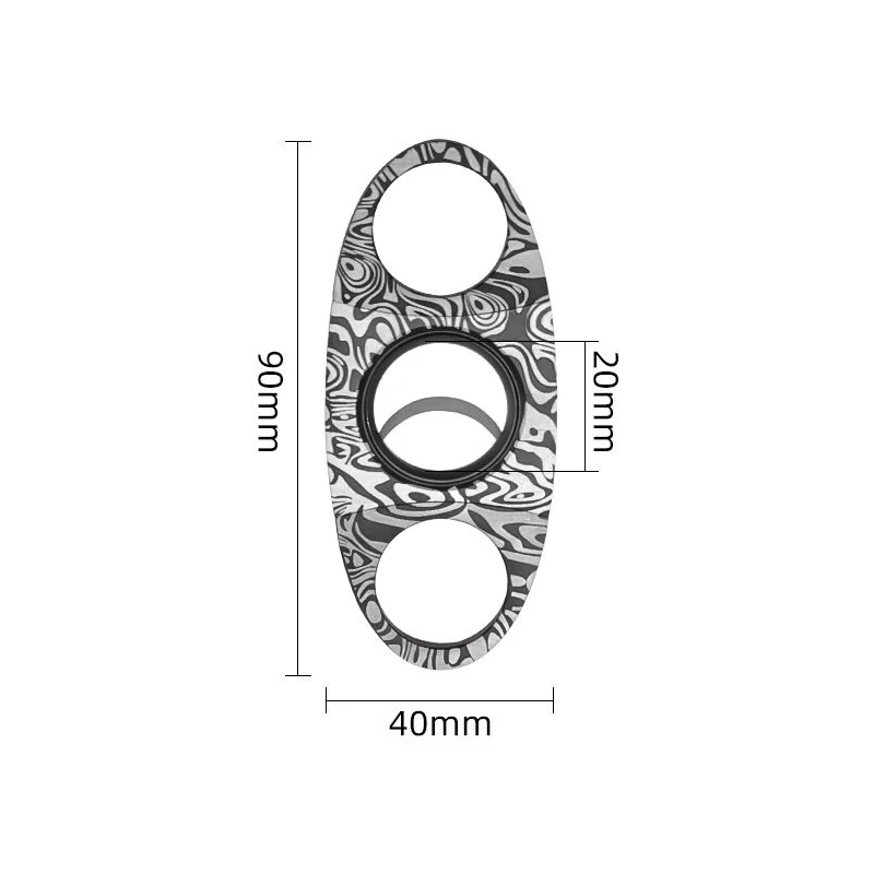Stainless Steel Cigar Cutter Metal Classic Cutter Guillotine Cigar Scissors Gift Puncher Cutting Knife Cigar Accessory view 6