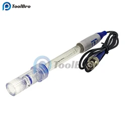 E-7501 PH Electrode Sensor Probe BNC Connector Factory Industry Experiment Laboratory Pool Rain Water Analyzer PH Meter Tester