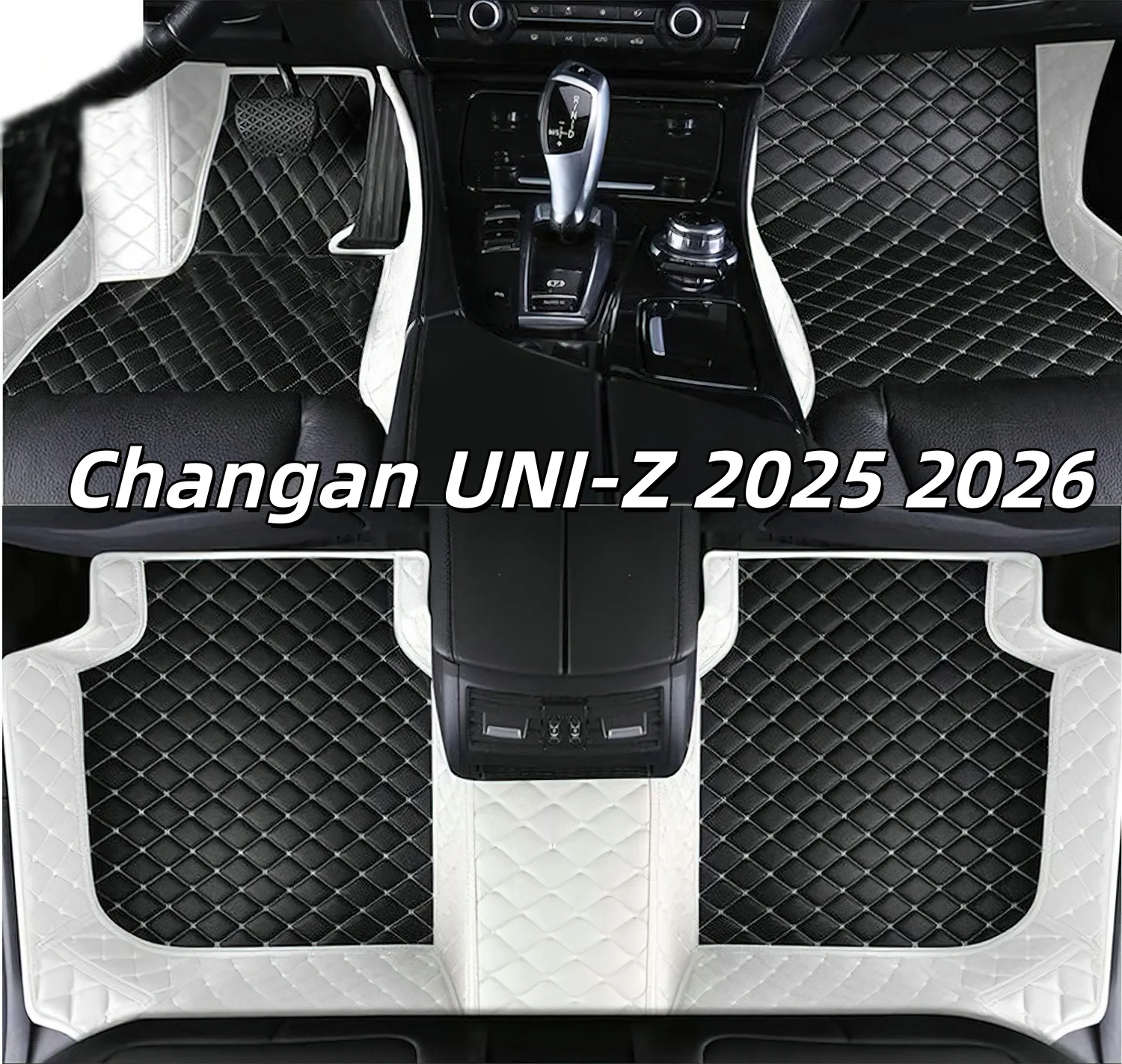 

Accessories car floor mats for Changan UNI-Z 2025 2026 Auto leather carpet pads full set vehicle foot mat rugs