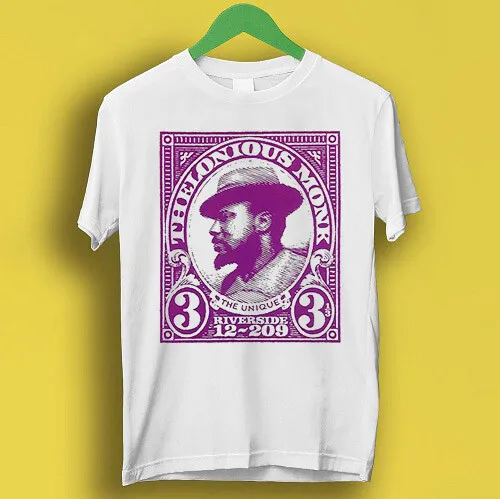 Thelonious Monk Jazz Bop Music Retro Cool Top Gift Tee T Shirt P2998