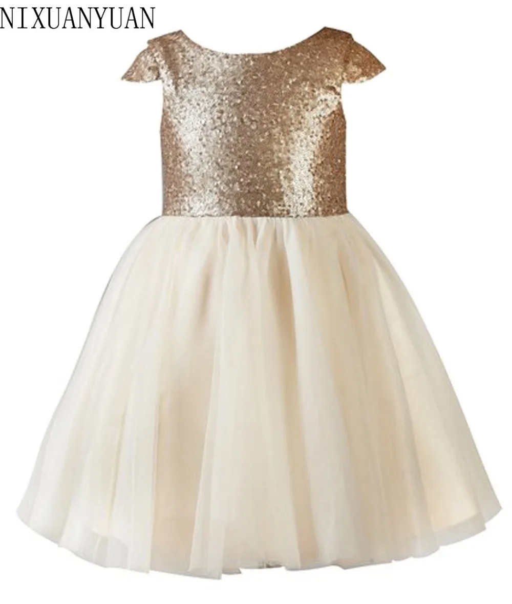 

2023 Champagne Tulle Girls Pageant Dresses Prom Children With Halter Girl Of 10 To 12 Years Girls Long Formal Dresses Custom