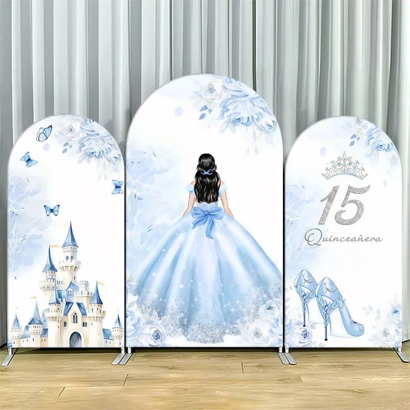 

Arch Backdrop Cover Single Side Floral Party Decoration Photo Booth Background Event Supplies Celebration Props Room Wall Decor