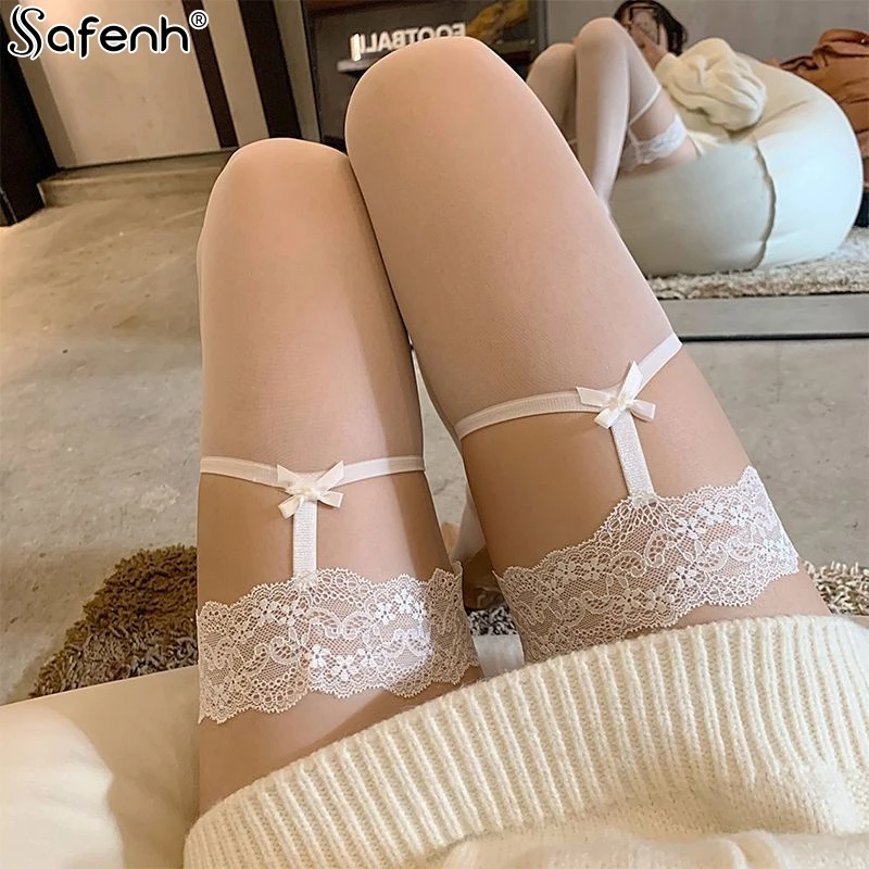 

1 пара, женские чулки с поясом-подвязкой