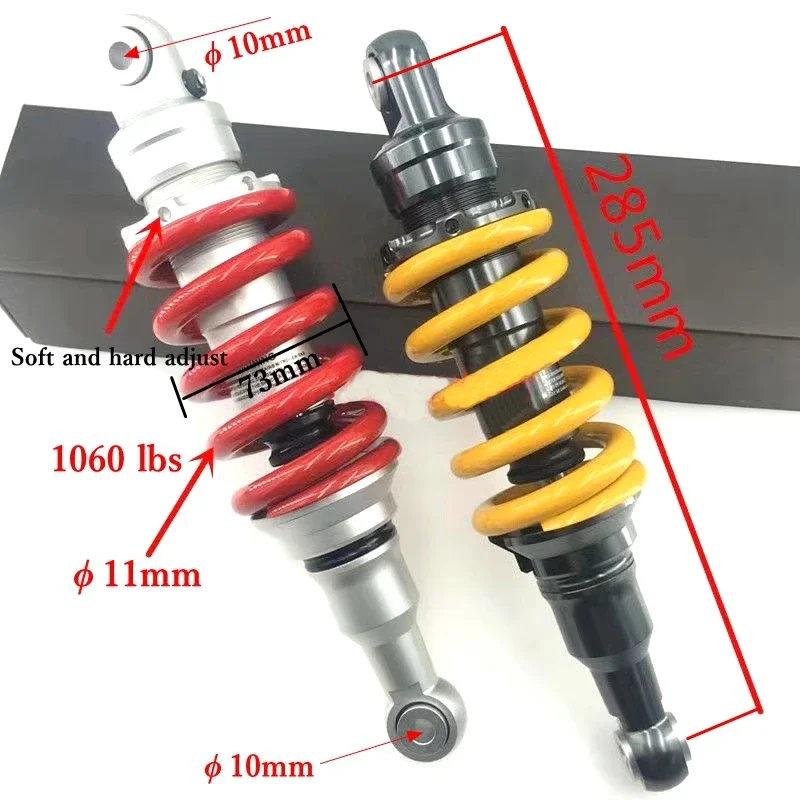 285mm Motorcycle Central Shock Absorber Rear Suspension For Honda CB190R/X Yamaha R25 R3 MT-03 BMW G310R/GS KTM RC390 APR GPR150