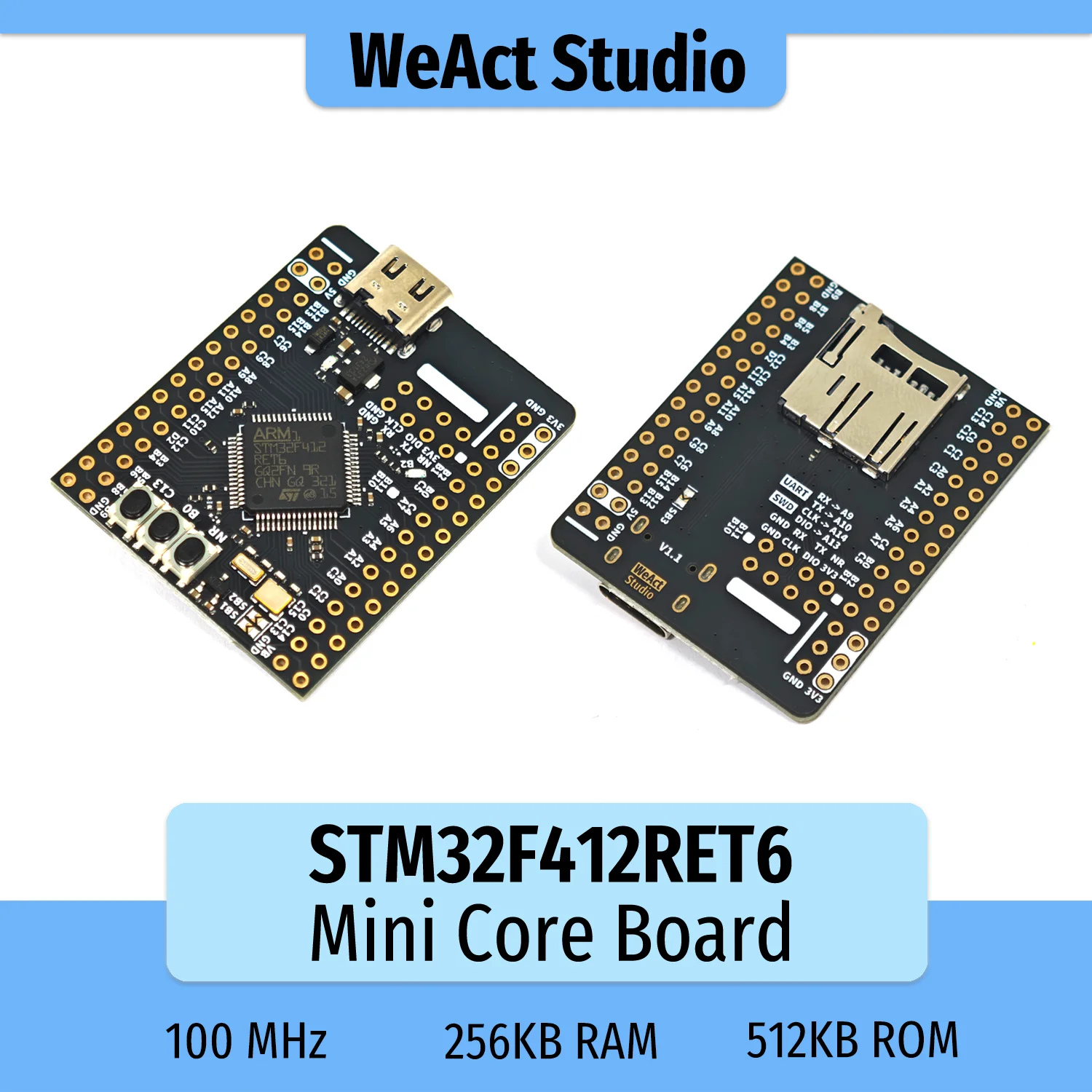 STM32F405RGT6 STM32F405 STM32F4 STM32F446RET6 STM32F412RET6 STM32 الحد الأدنى لوحة تطوير النظام لوحة تجريبية الأساسية #3