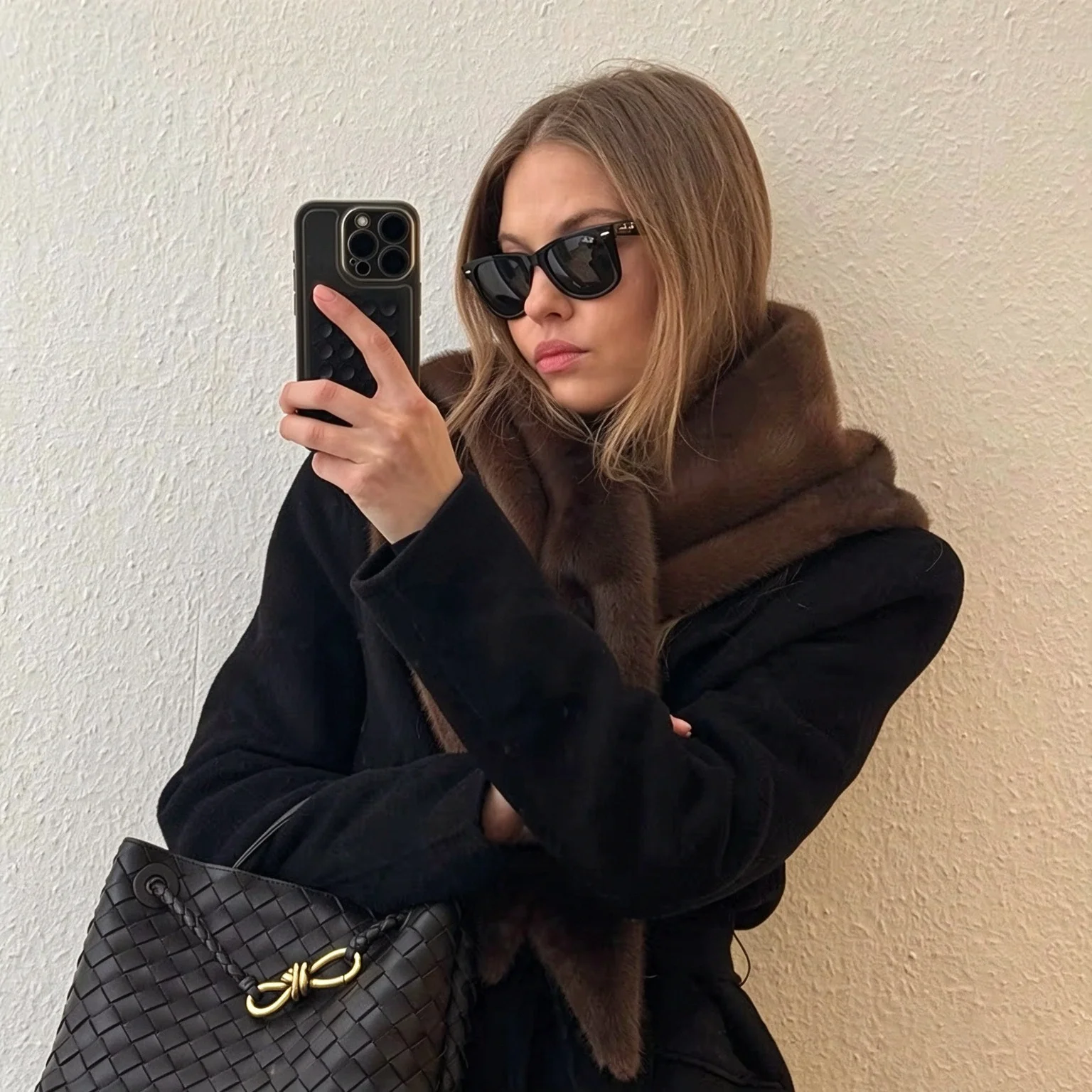 Women's 2026 faux fur scarf