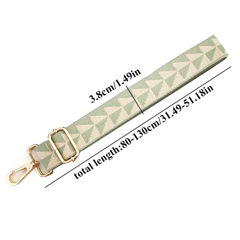 Ethnic Style Bag Belt Bag Handle 130cm Removable Bag Strap Adjustable DIY Shoulder Handbag Accessories Handbag Straps Bag Part