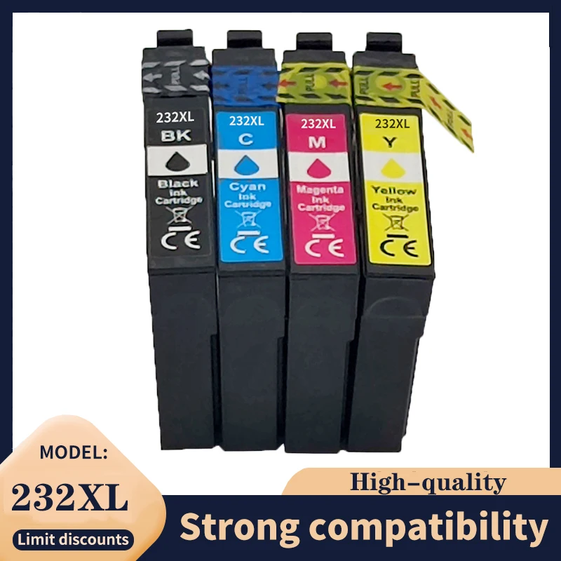 

America 232 232XL Compatible Ink Cartridge for Epson T232 T232XL XP-4200 XP-4205 WF-2930 WF-2950 Printer