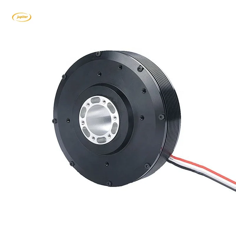 Jupiter Custom 24V PTZ Gimbal Motors Permanent Magnet Brushless DC Outer Rotor DC Motor With Encoder For Robot Application