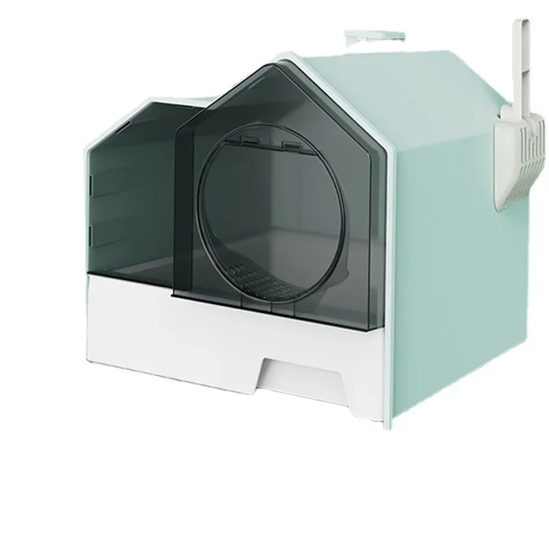 

Premium Super Large Cat Litter Box Drawer Toilet for Cat Closed Odor Isolation Sandboxes for Cats Versatile Scene Litter Cat