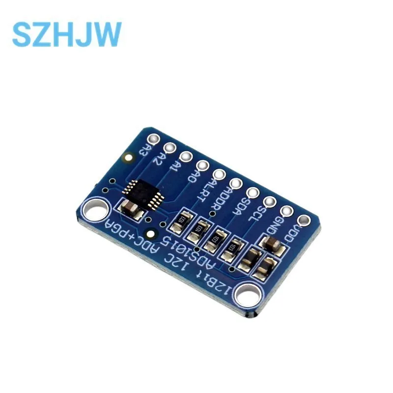 ADS1115 ADS1015 16 Bit I2C Module Precision ADC 4 Channel Development Board Pro Gain Amplifier 2.0V to 5.5V for Arduino RPi