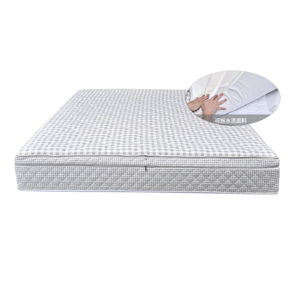 LMM fully removable machine washable anti-mite small blue pad skin-friendly cotton anti-mite breathable mattress