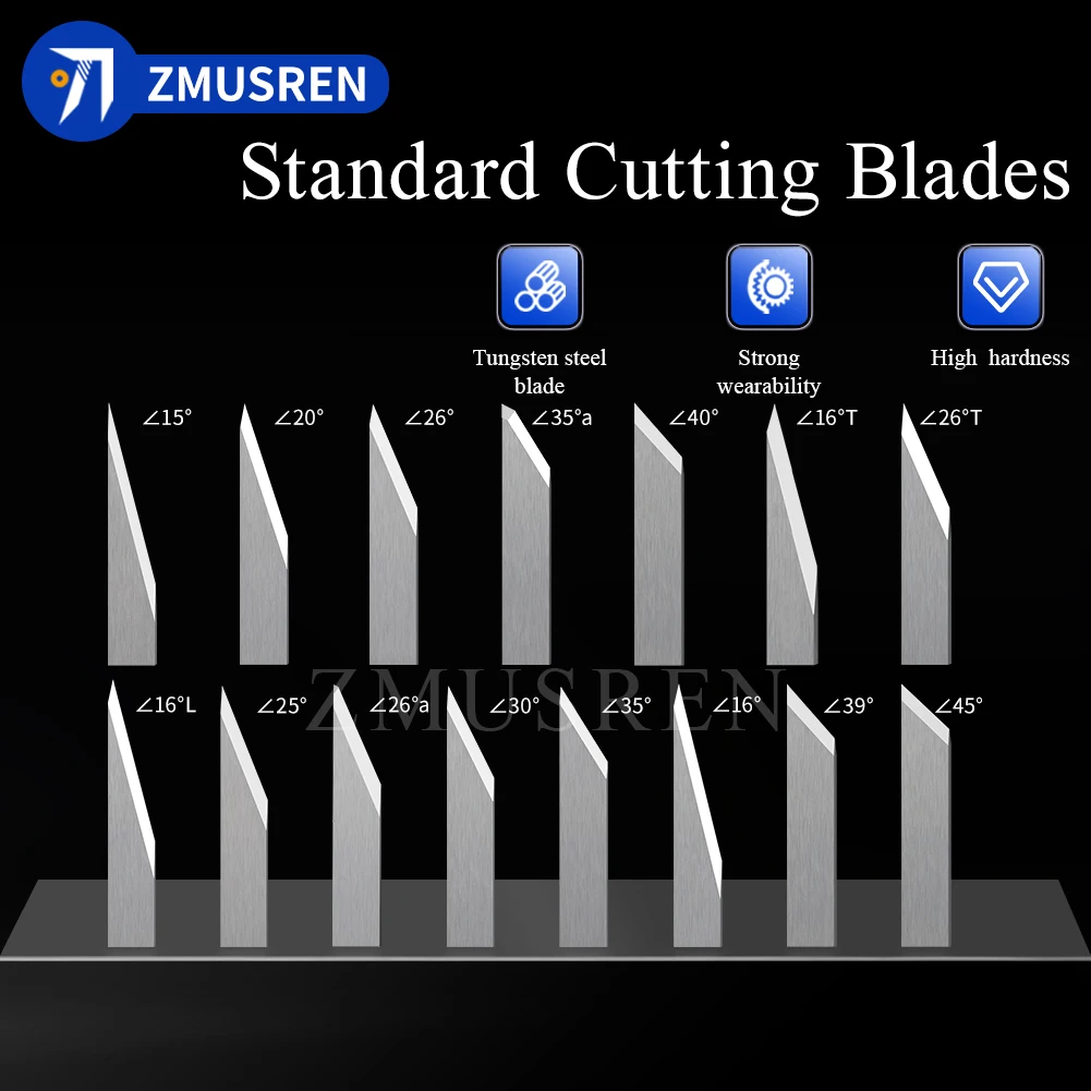 10PCS Standard Carbide Blade Oscillating Knife 15° 16° 20° 26° 30° 35° 45° 60° 30*6.3*0.63mm for AOKE RUKING AOL ANMEIDA Cutter
