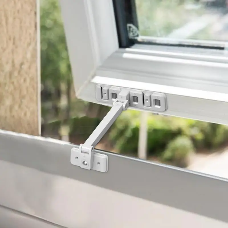 Baby Safety Window Lock Sturdy Window Restrictor No Key Required Simple Practical Window Locks For Enhanced Safety