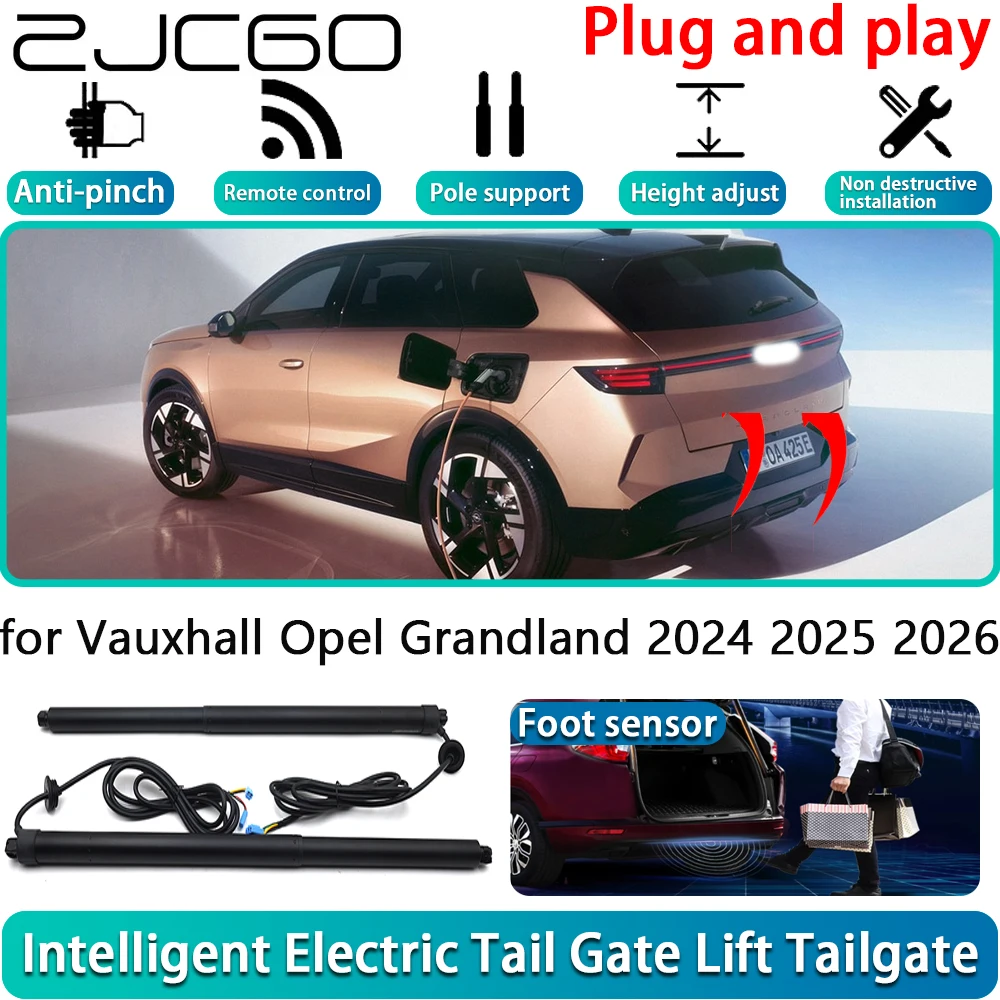 

for Vauxhall Opel Grandland 2024 2025 2026 Electric Powered Tailgate Power Liftgate Automatic Tailgate System With Foot Sensor