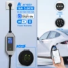 AFYEEV 3.6KW 16A タイプ2 EV充電器 タイプ1 GB/T EVSE充電 3.5mケーブル EUプラグ WiFi Bluetooth APPリモートコントロール 単相 1