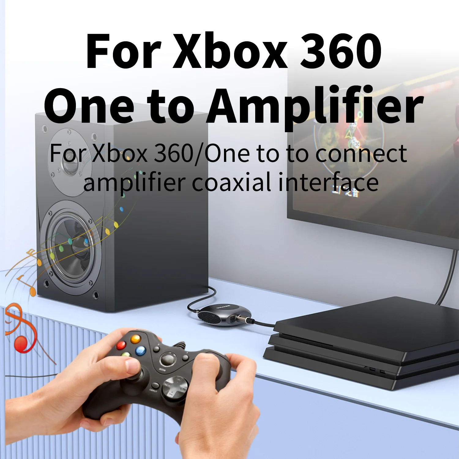 Unnlink HiFi 5.1 192KHz Digital Audio Converter Bi-directional SPDIF Optical Coaxial Decoder for TV PS4 Xbox to Amplifier
